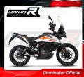 πλήρες σύστημα εξάτμισης με τελικό DOMINATOR Full System HP1 ΜΑΥΡΟ κατάλληλο για μοτοσυκλέτα KTM 390 Adventure 2020 - 2023 3