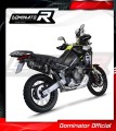 πλήρες σύστημα εξάτμισης με τελικό DOMINATOR Full System HP6 ΜΑΥΡΟ κατάλληλο για τη μοτοσυκλέτα Aprilia Tuareg 660 2021 - 2023