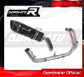 πλήρες σύστημα εξάτμισης με τελικό DOMINATOR Full System HP6 ΜΑΥΡΟ κατάλληλο για τη μοτοσυκλέτα Aprilia Tuareg 660 2021 - 2023 5