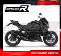 ολοκληρωμένο σύστημα εξάτμισης με τελικό DOMINATOR Full System HP8 ΜΑΥΡΟ για τη μοτοσυκλέτα Suzuki GSX-S 1000 / F 2015 - 2020 4