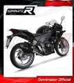 εξάτμιση σιγαστήρας DOMINATOR HP3 ΜΑΥΡΟ για μοτοσυκλέτα Honda CBR 250 R 2011 - 2013 3