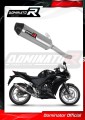 εξάτμιση σιγαστήρας DOMINATOR HP3 κατάλληλος για μοτοσυκλέτα Honda CBR 250 R 2011 - 2013
