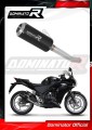 εξάτμιση τελικό DOMINATOR GP ΜΑΥΡΟ κατάλληλο για μοτοσυκλέτα Honda CBR 250 R 2011 - 2013