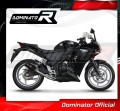 εξάτμιση τελικό DOMINATOR GP ΜΑΥΡΟ κατάλληλο για μοτοσυκλέτα Honda CBR 250 R 2011 - 2013 4