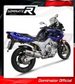 εξάτμιση τελικό DOMINATOR Οβάλ συμβατό με μοτοσυκλέτα Yamaha TDM 850 Δεξιά Πλευρά 1996 - 2001 3