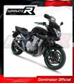πλήρες σύστημα εξάτμισης με τελικό DOMINATOR Full System GP1 ΜΑΥΡΟ κατάλληλο για τη μοτοσυκλέτα Suzuki GSF 1250 N / S BANDIT 2007 - 2016 5