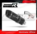 εξάτμιση τελικό DOMINATOR HP1 ΜΑΥΡΟ κατάλληλο για μοτοσυκλέτα Suzuki GSF 650 BANDIT N / S 2007 - 2016 2