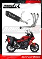 πλήρες σύστημα εξάτμισης με σιγαστήρα DOMINATOR Full System HP6 ΜΑΥΡΟ κατάλληλο για μοτοσυκλέτα Yamaha Tracer 9 / GT 2021 - 2023