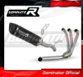 πλήρες σύστημα εξάτμισης με σιγαστήρα DOMINATOR Full System HP6 ΜΑΥΡΟ κατάλληλο για μοτοσυκλέτα Yamaha Tracer 9 / GT 2021 - 2023 2