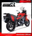πλήρες σύστημα εξάτμισης με σιγαστήρα DOMINATOR Full System HP6 ΜΑΥΡΟ κατάλληλο για μοτοσυκλέτα Yamaha Tracer 9 / GT 2021 - 2023 3