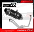 πλήρες σύστημα εξάτμισης με τελικό DOMINATOR Full System HP3 ΜΑΥΡΟ κατάλληλο για μοτοσυκλέτα Yamaha MT 125 2021 - 2024 2