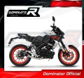 ολοκληρωμένο σύστημα εξάτμισης με τελικό DOMINATOR Full System GP ΜΑΥΡΟ κατάλληλο για μοτοσυκλέτα Yamaha MT 125 2021 - 2024 4
