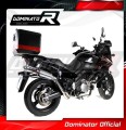 εξάτμιση τελικό DOMINATOR Στρογγυλό κατάλληλο για μοτοσυκλέτα Suzuki DL 650 V-Strom / XT 2012 - 2016 3