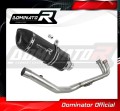 complete exhaust system with muffler DOMINATOR Full System HP1 BLACK fits to Yamaha TMAX 500 2008  2011 4