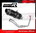 πλήρες σύστημα εξάτμισης με σιγαστήρα DOMINATOR Full System HP3 ΜΑΥΡΟ κατάλληλο για μοτοσικλέτα Yamaha YZF R125 2019 - 2020 4