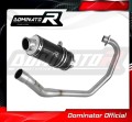 πλήρες σύστημα εξάτμισης με τελικό DOMINATOR Full System GP1 ΜΑΥΡΟ κατάλληλο για μοτοσυκλέτα Honda CBF 125 2009 - 2014 4