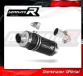 εξάτμιση τελικό DOMINATOR GP1 ΜΑΥΡΟ κατάλληλο για μοτοσυκλέτα Kawasaki ER - 6 N / F 650 2006 - 2008 4