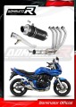 πλήρες σύστημα εξάτμισης με σιγαστήρα DOMINATOR Full System GP1 ΜΑΥΡΟ που ταιριάζει στη μοτοσυκλέτα Suzuki GSF 650 BANDIT N / S 2005 - 2006 3