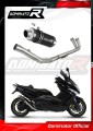 πλήρες σύστημα εξάτμισης με τελικό DOMINATOR Full System GP1 ΜΑΥΡΟ κατάλληλο για τη μοτοσυκλέτα Yamaha T-MAX 500 2008 - 2011 3