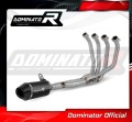 πλήρες σύστημα εξάτμισης με τελικό DOMINATOR Full System HP3 ΜΑΥΡΟ κατάλληλο για μοτοσυκλέτα Kawasaki Z 900 2020 - 2024 2