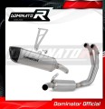 πλήρες σύστημα εξάτμισης με τελικό DOMINATOR Full System Τιτανίου HP6 κατάλληλο για τη μοτοσυκλέτα Aprilia Tuono 660 2021 - 2024