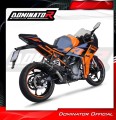 εξάτμιση σιγαστήρας DOMINATOR GP ΜΑΥΡΟ κατάλληλος για μοτοσυκλέτα KTM RC 390 2022 - 2024 3