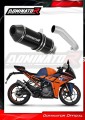 εξάτμιση τελικό DOMINATOR HP3 ΜΑΥΡΟ που ταιριάζει στη μοτοσυκλέτα KTM RC 390 2022 - 2024