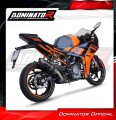 εξάτμιση τελικό DOMINATOR HP3 ΜΑΥΡΟ που ταιριάζει στη μοτοσυκλέτα KTM RC 390 2022 - 2024 3