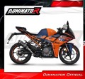 εξάτμιση τελικό DOMINATOR HP3 ΜΑΥΡΟ που ταιριάζει στη μοτοσυκλέτα KTM RC 390 2022 - 2024 4