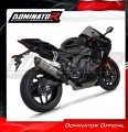 ολοκληρωμένο σύστημα εξάτμισης με τελικό DOMINATOR Full System Race HP6 Τιτανίου κατάλληλο για τη μοτοσυκλέτα YZF R1 1000 RN49 2017 - 2019 5