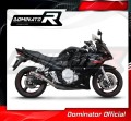 εξάτμιση σιγαστήρας DOMINATOR GP1 κατάλληλος για μοτοσυκλέτα Suzuki GSXF 650 2007 - 2016 4