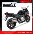 εξάτμιση τελικό DOMINATOR HP1 κατάλληλο για μοτοσυκλέτα Suzuki GSXF 650 2007 - 2016 3