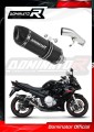 εξάτμιση σιγαστήρας DOMINATOR HP1 ΜΑΥΡΟ κατάλληλο για μοτοσικλέτα Suzuki GSXF 650 2007 - 2016