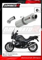 exhaust muffler DOMINATOR homologated road legal ROUND fits to BMW R1200R 2010  2014