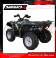 εξάτμιση σιγαστήρας DOMINATOR P7 ΜΑΥΡΟ κατάλληλο για μοτοσυκλέτα Yamaha YFM 700 GRIZZLY 2007 - 2015 3