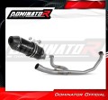 πλήρες σύστημα εξάτμισης με τελικό DOMINATOR Full System HP3 ΜΑΥΡΟ κατάλληλο για τη μοτοσυκλέτα Honda VTR 250 2009 - 2015 2