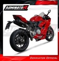 ολοκληρωμένο σύστημα εξάτμισης με τελικό DOMINATOR Full System HP8 ΜΑΥΡΟ κατάλληλο για μοτοσυκλέτα Ducati Panigale V2 2020 - 2023 5