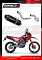 πλήρες σύστημα εξάτμισης με τελικό DOMINATOR Full System MX2 ΜΑΥΡΟ κατάλληλο για τη μοτοσυκλέτα Honda CRF 300L / Rally 2021 - 2023