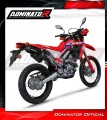 πλήρες σύστημα εξάτμισης με τελικό DOMINATOR Full System MX2 ΜΑΥΡΟ κατάλληλο για τη μοτοσυκλέτα Honda CRF 300L / Rally 2021 - 2023 3