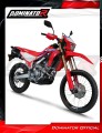 πλήρες σύστημα εξάτμισης με τελικό DOMINATOR Full System MX2 ΜΑΥΡΟ κατάλληλο για τη μοτοσυκλέτα Honda CRF 300L / Rally 2021 - 2023 5