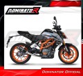 ολοκληρωμένο σύστημα εξάτμισης με τελικό DOMINATOR Full System HP3 ΜΑΥΡΟ κατάλληλο για μοτοσυκλέτα KTM 390 Duke 2021 - 2023 3