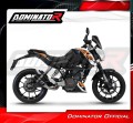 εξάτμιση τελικό DOMINATOR GP ΜΑΥΡΟ κατάλληλο για τη μοτοσυκλέτα KTM 125 Duke 2012 - 2016 4