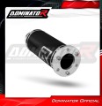 εξάτμιση τελικό DOMINATOR GP1 ΜΑΥΡΟ κατάλληλο για μοτοσυκλέτα Kawasaki ZR7 / ZR7S 1999 - 2004