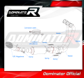 πλήρες σύστημα εξάτμισης με τελικό DOMINATOR Full System GP3 κατάλληλο για μοτοσυκλέτα Yamaha XSR 900 2022 - 2023 2