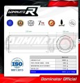 εξάτμιση σιγαστήρας DOMINATOR Εγκεκριμένος GP κατάλληλος για μοτοσικλέτα Kawasaki ZX10R 2008 - 2010 4
