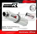 exhaust muffler DOMINATOR homologated road legal ROUND fits to Kawasaki ZX10R 2011  2015