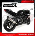 wydech tłumik DOMINATOR Homologowany HP1 pasujący do motocykla Kawasaki ZX6R 636 2009 - 2020 3