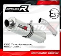exhaust muffler DOMINATOR homologated road legal ROUND fits to Yamaha FZS FAZER 600 1998  2003