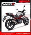πλήρες σύστημα εξάτμισης με σιγαστήρα DOMINATOR Full System HP3 κατάλληλο για μοτοσυκλέτα Benelli BN 125 2018 - 2023 3