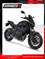 ολοκληρωμένο σύστημα εξάτμισης με τελικό DOMINATOR Full System HP8 Τιτανίου κατάλληλο για μοτοσυκλέτα Yamaha MT 07 2021 - 2024 5